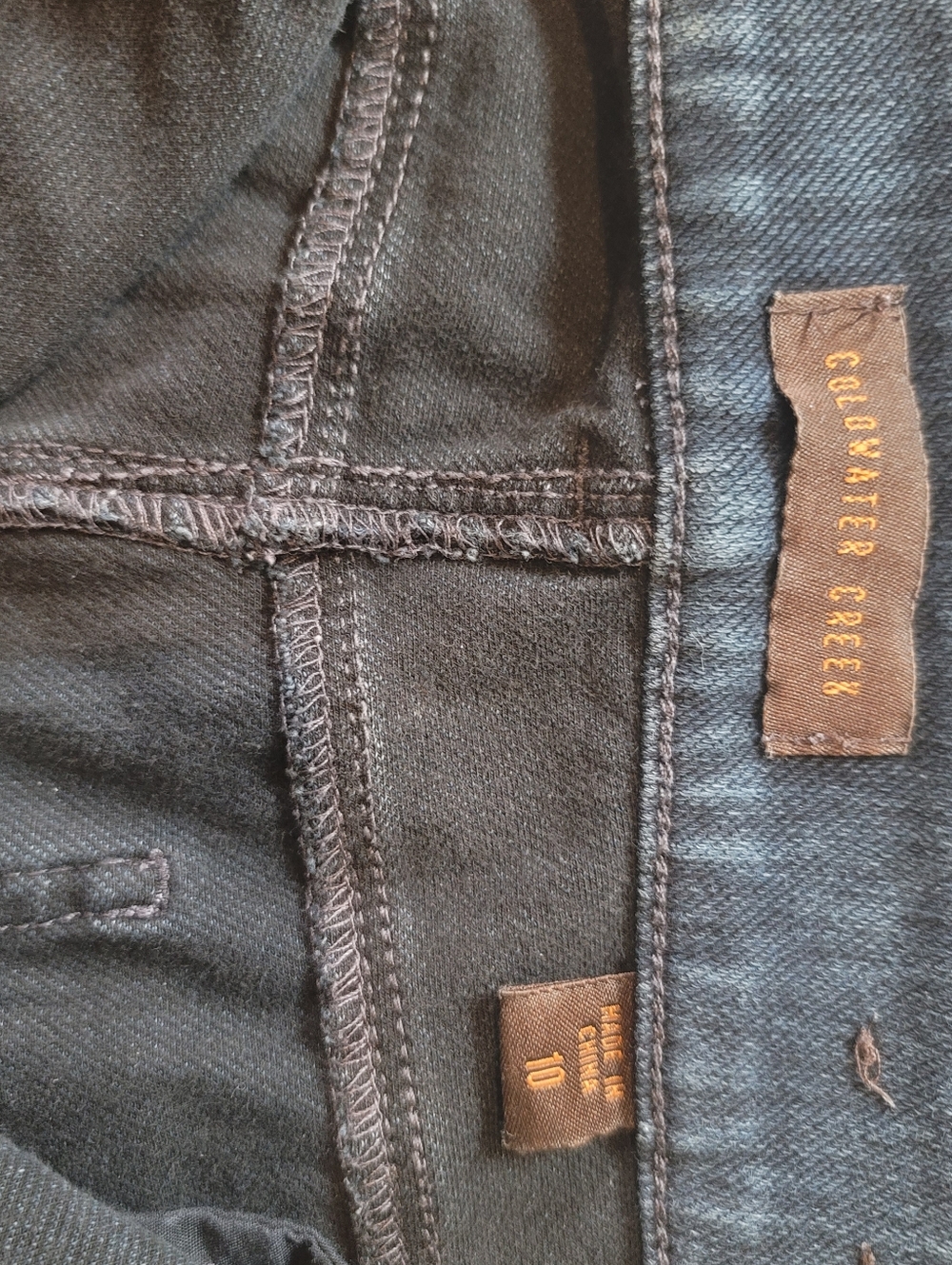 COLDWATER CREEK Dark Blue Straight-Leg Women's Jeans Size 10 - Picture 3 of 12